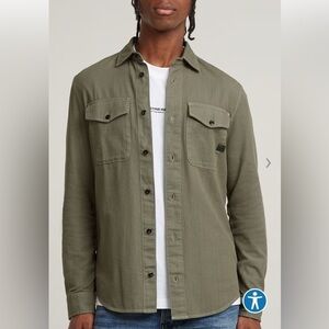 G Star Raw Cargo Arizona Field Shirt army green large